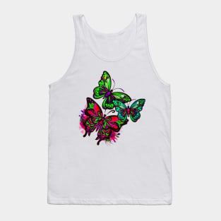 butterfly splash Tank Top